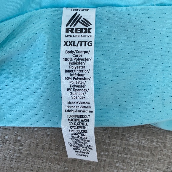 RBX Microfiber shorts with inner mesh compression shorts Size XXL. NWT - Picture 4 of 9